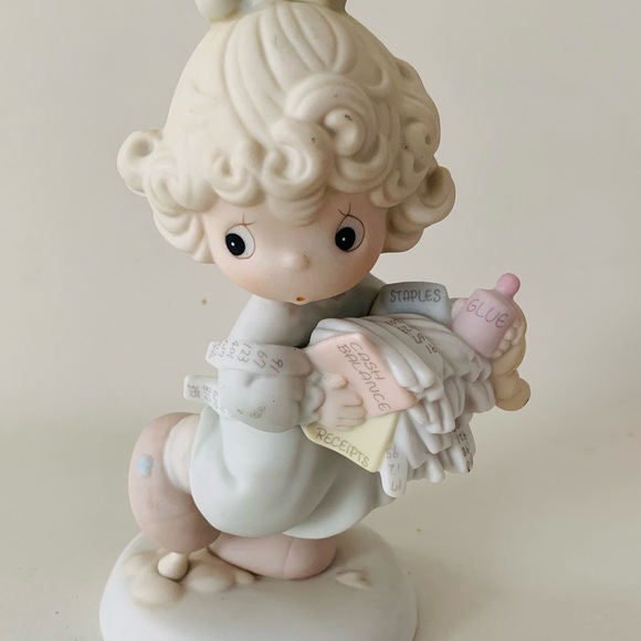 Vintage 1980 Enesco Precision Movements “Lord Help Me Stick To My Job” - Picture 1 of 7